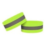 Reflective armband bicycle running Velcro 4cm yellow – Mobit.gr