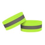 Reflective armband bicycle running Velcro 4cm yellow – Mobit.gr