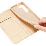 Dux Ducis Skin Pro Holster Cover Flip Cover for Samsung Galaxy S22 + (S22 Plus) gold – Mobit.gr