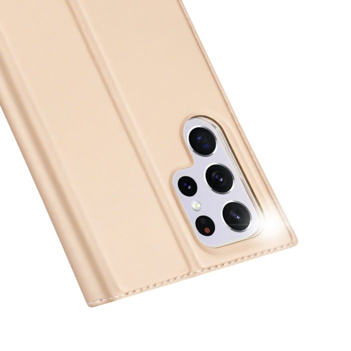 Dux Ducis Skin Pro Holster Cover for Samsung Galaxy S22 Ultra gold – Mobit.gr