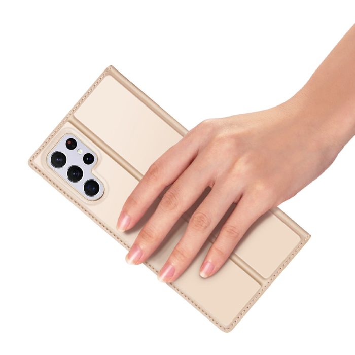 Dux Ducis Skin Pro Holster Cover for Samsung Galaxy S22 Ultra gold – Mobit.gr