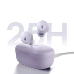 Ακουστικά - Baseus Bowie E18 Wireless TWS ENC IPX4 Earphones – Purple – Mobit.gr