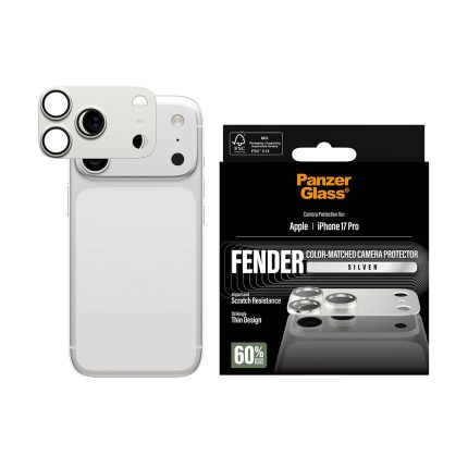 PanzerGlass® FENDER Camera Protector Silver iPhone 17 Pro – Mobit.gr