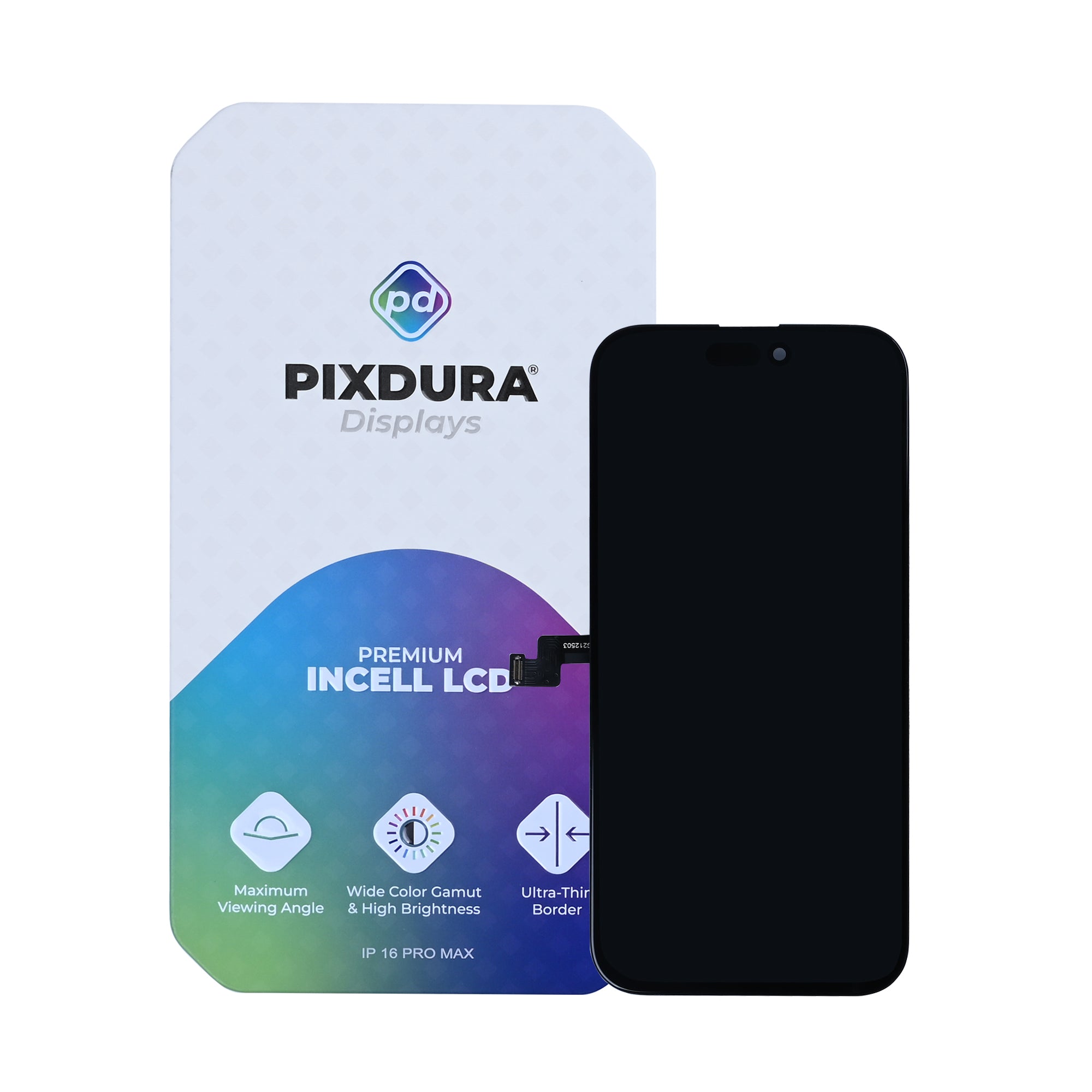 90000811274_A.jpg PIXDURA For Apple iPhone 16 Pro Display And Digitizer In-Cell Premium (90Hz) – Mobit.gr