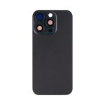 For Apple iPhone 16 Pro Back Glass Without NFC, Enlarged Camera Frame Black Titanium Compatible – Mobit.gr