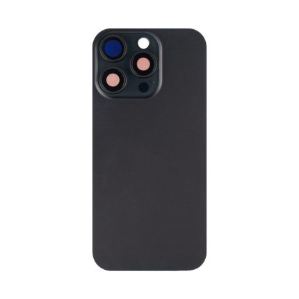 For Apple iPhone 16 Pro Back Glass Without NFC, Enlarged Camera Frame Black Titanium Compatible – Mobit.gr